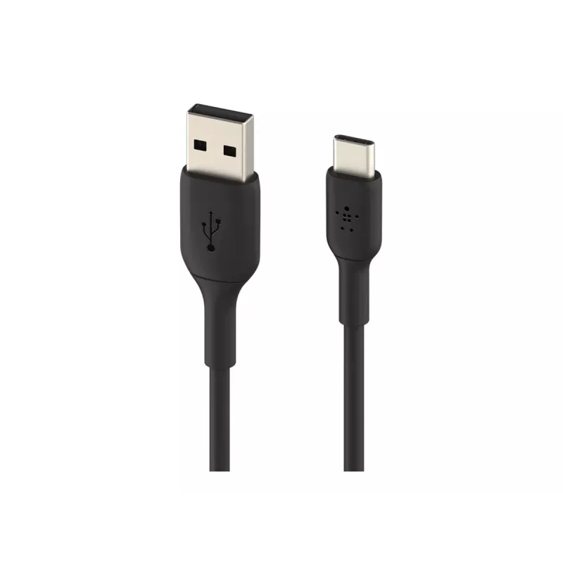 USB-A į USB-C kabelis 3 m juodas