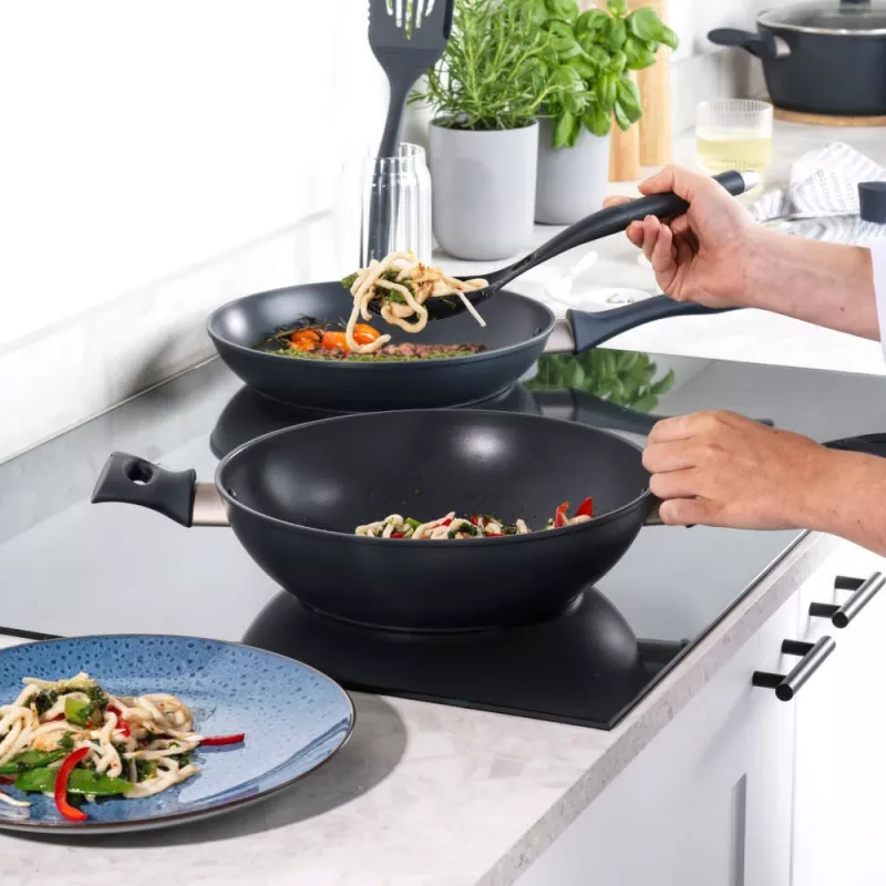 Wok keptuvė Salter BW12267EU7 28 cm nelimpanti, tinkama indukcijai