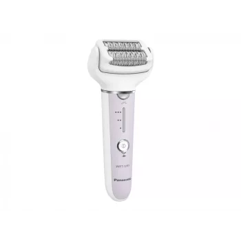 Epiliatorius Panasonic ES-EY30A — 60 pincetų, 3 greičiai, Drėgnas ir Sausas, maitinamas baterijomis, balta/violetinė