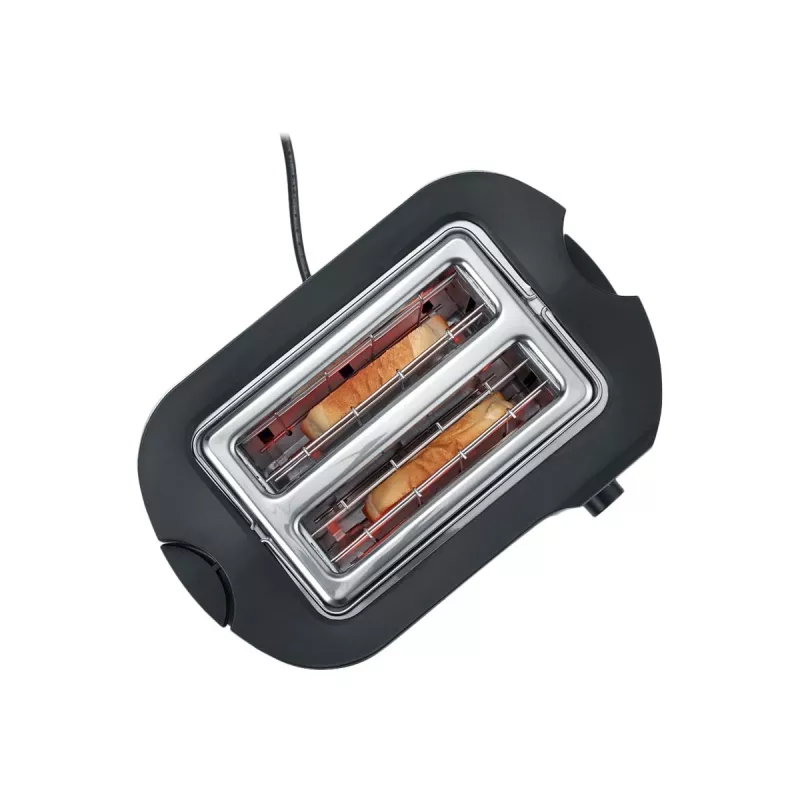 Severin 2589 2 riekelėms 800 W Juoda, nerūdijantis plienas