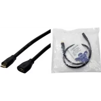 Logilink - USB ilginimo kabelis - Micro-USB Type B (M) į Micro-USB Type B (W) - USB 2.0 - 5 m - Juoda (CU0125)