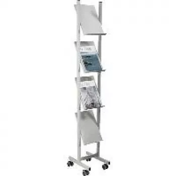 Helit H6813399 - Metalas - Pilka - 4 lentynos - 260 mm - 390 mm - 1580 mm
