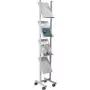 Helit H6813399 - Metalas - Pilka - 4 lentynos - 260 mm - 390 mm - 1580 mm