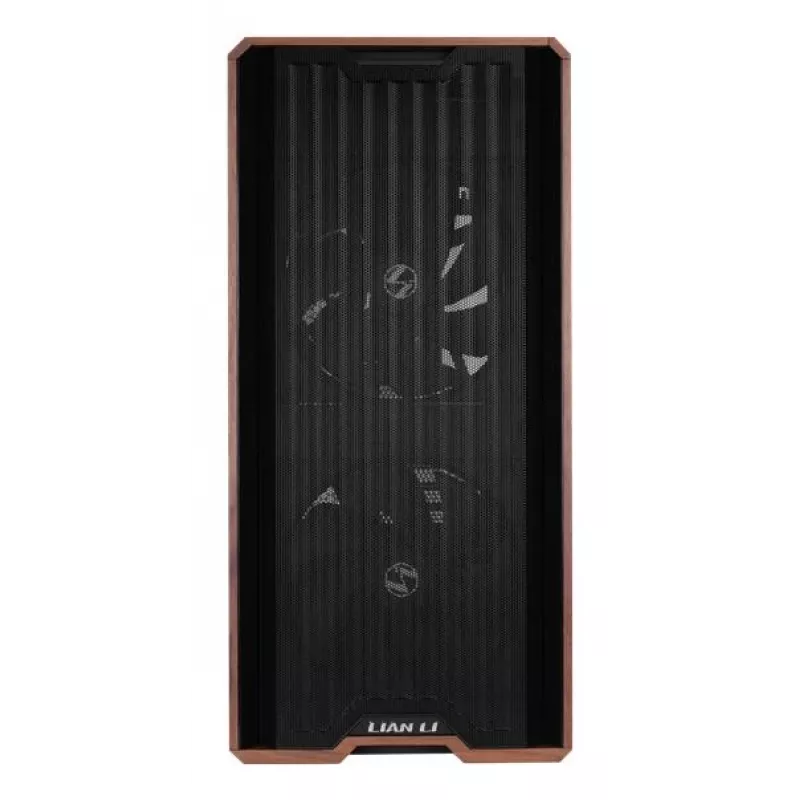 Kompiuterio korpusas Lian Li Lancool LAN217X Midi Tower, juodas, medis