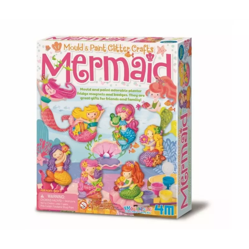 Glitter Mermaid Mould & Paint Kit