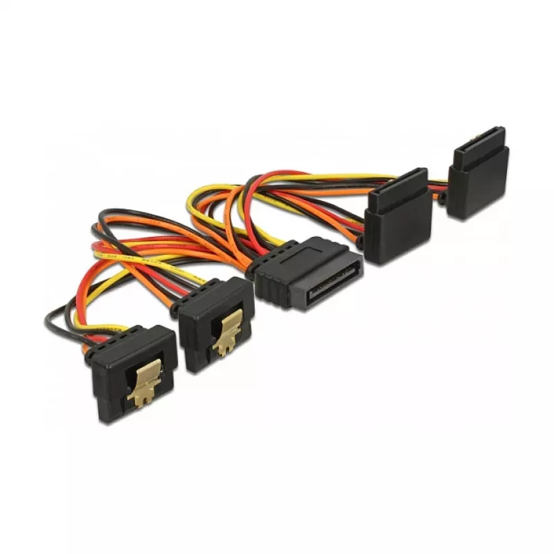 Vidinis maitinimo kabelis DeLOCK 60153 0,15 m 4 x SATA 15 kontaktų