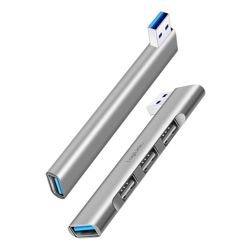 „LogiLink“ USB 3.2 Gen1 šakotuvas 4 prievadų USB-A 1x USB3.0 AF 3x USB2.0 AF UA0436