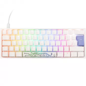 Mechaninė žaidimų klaviatūra Ducky One 2 Pro Mini RGB LED Cherry Red jungikliai 60% išdėstymas