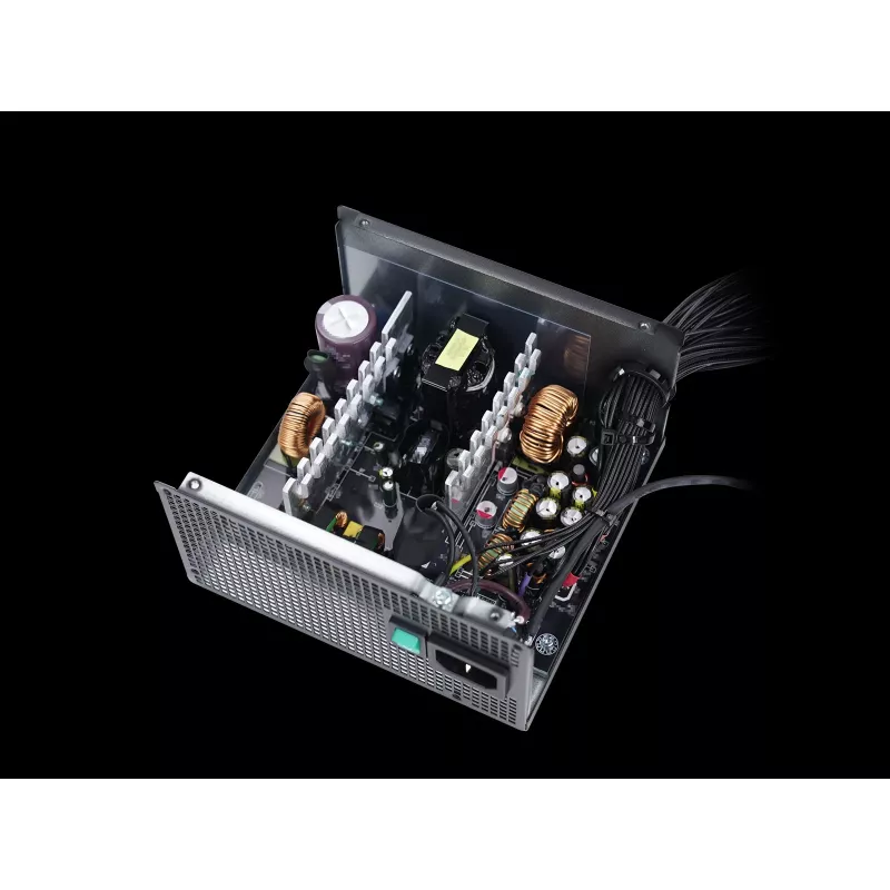 Maitinimo blokas DeepCool PF700X 700W ATX, 80 PLUS Bronze, 700 W, 1× 120 mm ventiliatorius, 24 kontaktų, 2× 4+4 CPU, 4× 6+2 PCIe, 6× SATA