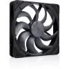 Noctua NF-A14x25 G2 PWM chromax.Juoda 140 mm korpuso ventiliatorius