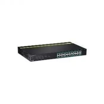 TRENDnet TPE TG240g - komutatorius - 24 x 10/100/1000 (PoE+) - Stalinis, montuojamas stelaže - PoE+ (TPE-TG240G)
