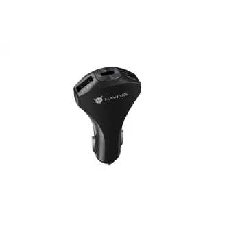 Navitel | Universal Car Splitter Charger | USP45 plonas | USB-C galia: iki 27 W, 5V - 3.6A; 9V - 3A; 12V - 2.5A; USB-A galia: iki 18 W, 5V - 3A; 9V - 2A; 12V - 1.5A | 5 V | Automobilinis C