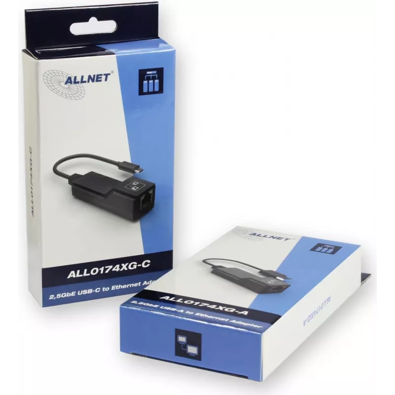 Allnet ALL0174XG-A adapteris 2,5 GBit/s LAN (10/100/1000 MBit/s), USB 3.2 Gen 1 (USB 3.0) (189261)