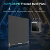 Build plate Creality K2 Plus PEI Frosted 400×400 mm — pakaitinė spausdinimo lovelė