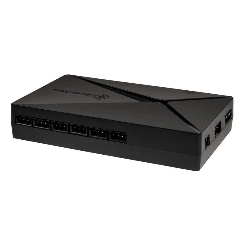 SilverStone SST-LSB02-E - ARGB LED šakotuvas, valdiklis - juodas