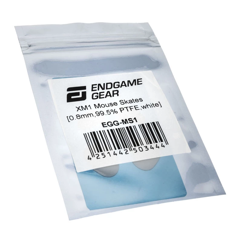 Pelės kojelės Endgame Gear XM1, 99,5% PTFE, baltos — vienas rinkinys