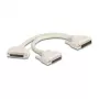 DeLOCK 67172 nuoseklusis kabelis smėlio spalvos 0,3 m DB-HD 44 2 x DB-HD 44