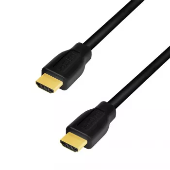 LogiLink CH0103 HDMI AV kabelis, juodas, 5 m, 1x HDMI kištukas prie 1x HDMI kištuko