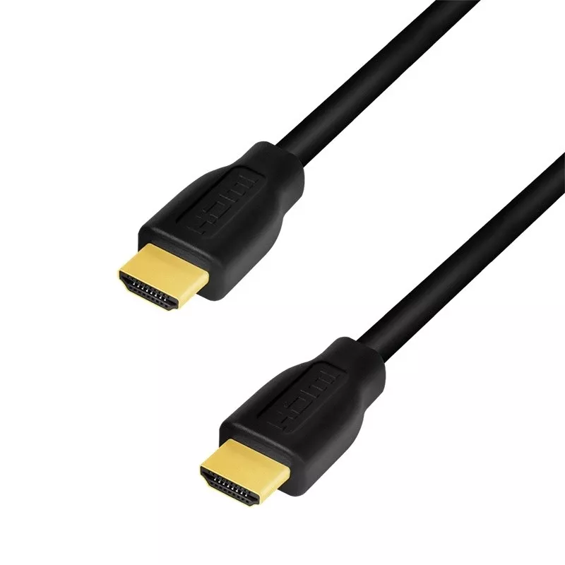 LogiLink CH0103 HDMI AV kabelis, juodas, 5 m, 1x HDMI kištukas prie 1x HDMI kištuko