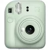 Momentinis fotoaparatas Fujifilm Instax Mini 12 žalia — nuotrauka 86x54 mm, juosta 62x46 mm, 60 mm židinio nuotolis