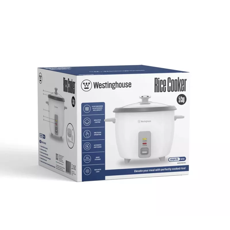 Ryžių viryklė Westinghouse WKRCHSL5EU — elektrinė ryžių viryklė, 5 L talpa