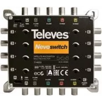 Multiswitch Televes MS58C 5x8 su „Nevo recpower kask“