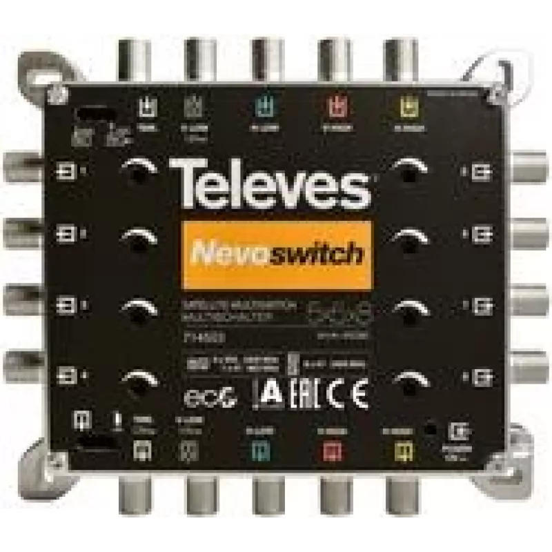 Multiswitch Televes MS58C 5x8 su „Nevo recpower kask“