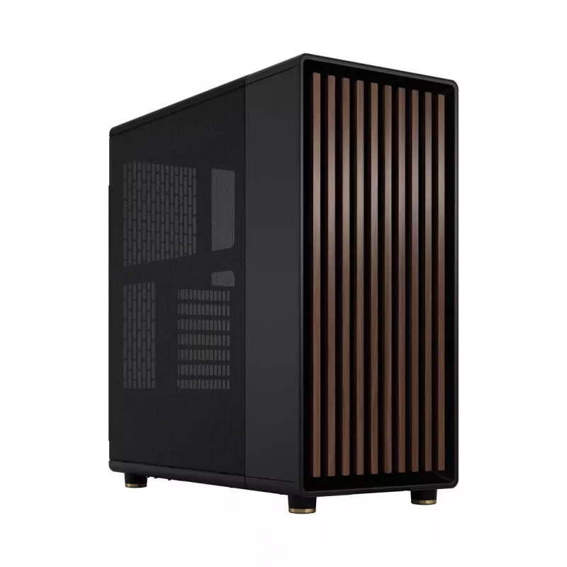 Fractal Design North Charcoal Juoda tinklinis vidutinio dydžio korpusas - juodas