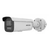 Hikvision Pro Series 4MP AcuSense blykstės šviesos ir garsinio įspėjimo motorizuota varifokalinė kulkos formos tinklo kamera