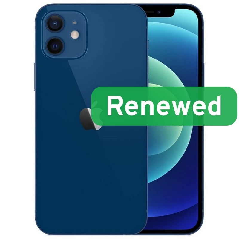 B klasė | Apple iPhone 12 | 6,1 colio Super Retina XDR OLED | 5G | 64GB | Mėlyna | iOS | Apple Renew