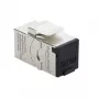 Keystone modulis komunikaciniam skydeliui DELOCK RJ45 Cat.6A su užsukamu apsauginiu dangteliu, mėlynas