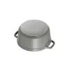 Cocotte Staub 20 cm pilkas ketaus puodas