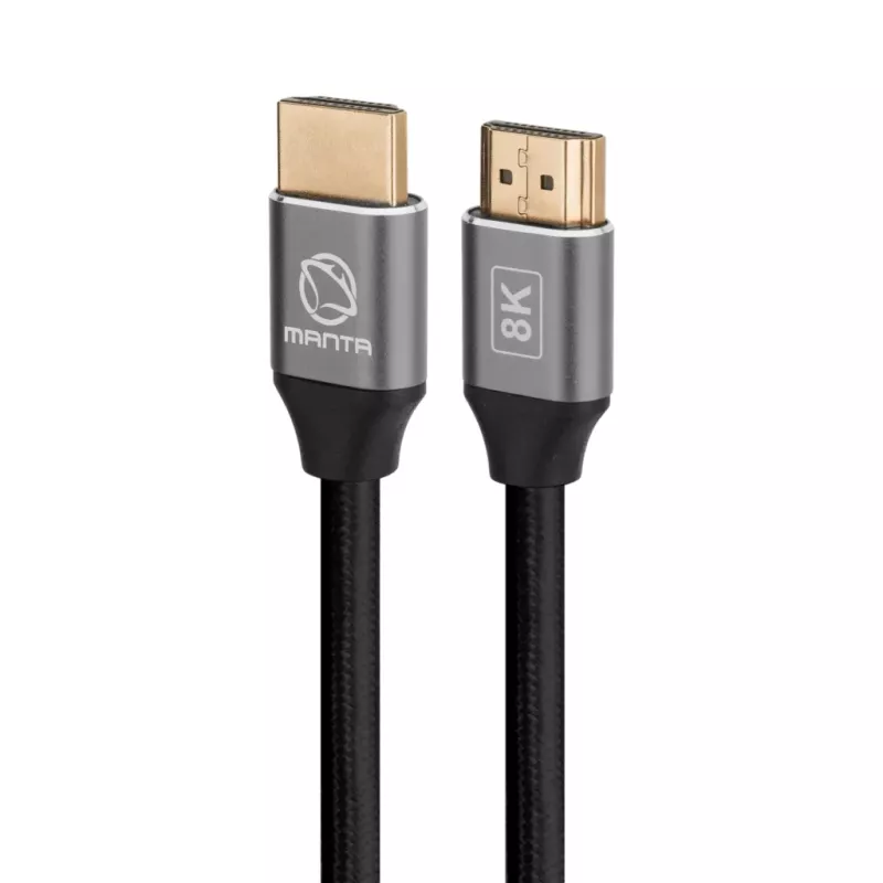 HDMI kabelis MANTA HDMI-2MC 2 m, palaiko iki 8K skiriamąją gebą