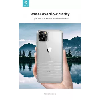 Išmaniojo telefono dėklas Devia Ocean2 serijos, skirtas iPhone 11 Pro Max, skaidrus, apsauginis permatomas dangtelis