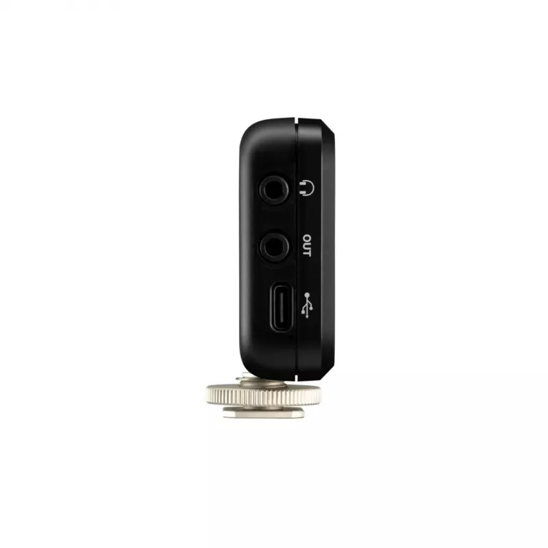 Belaidis prie kameros montuojamas imtuvas Shure MV-R-Z6 — 50–20000 Hz, 30 m atstumas, 12–15 V, 308×101×38 mm, 0,429 kg, juodas