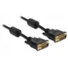DVI laidas DeLOCK 83189 1 m DVI-D juodas