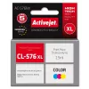 Rašalo kasetė ActiveJet AC-576NX suderinama su Canon CL-576XL didelio našumo (XL), dažų pagrindu, geltona/raudona/mėlyna, 15 ml