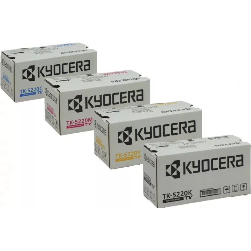tonerio kasetė multipack Kyocera TK-5220 Originali — 4 cartridges (Juoda)