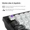 Mechaninė klaviatūra Keychron Q6H-M1 belaidė RGB Carbon Juoda