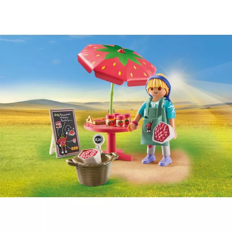 Playmobil Country naminio braškių džemo prekystalis