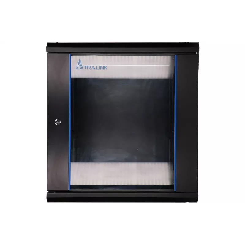 Sieninė spinta Extralink Extralink Rackmount cabinet 12U 600x450 juoda