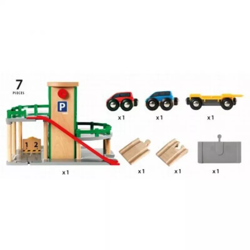 Žaidimo transporto priemonių takelis BRIO 7312350332049