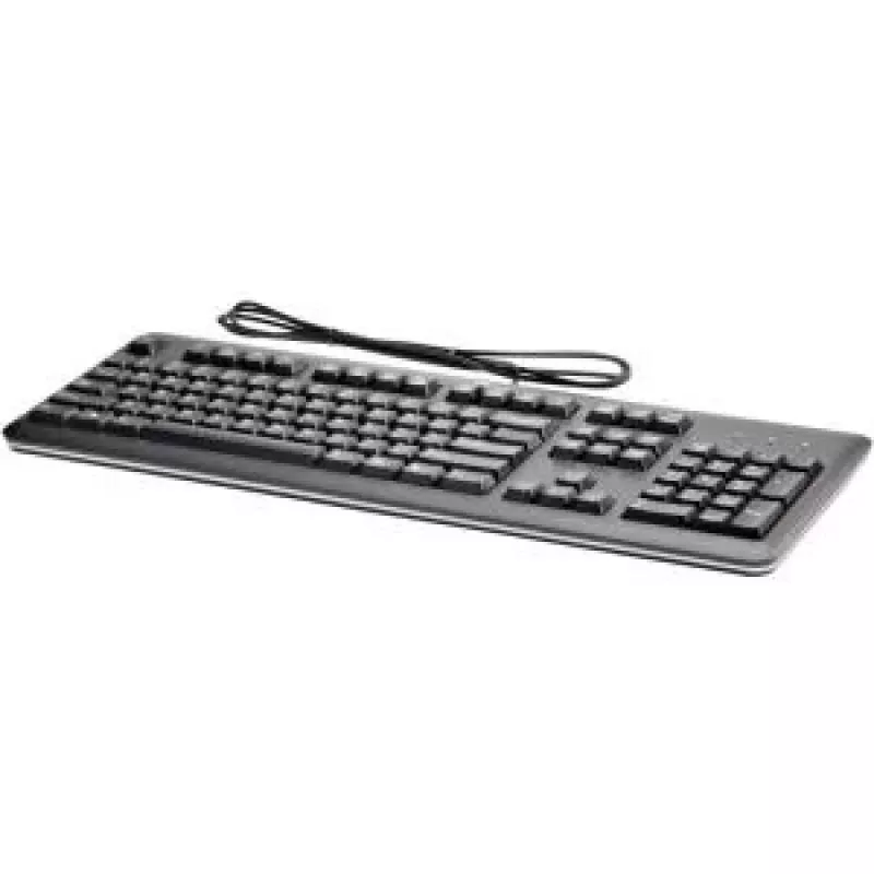 HP QY776AA klaviatūra biurui USB QWERTY anglų k. juoda