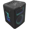 Partinė kolonėlė KLIPSCH Vegas — laidinis ir belaidis ryšys, 13,3 cm žemų dažnių garsiakalbis, 49–20000 Hz, 95 dB, maitinama baterijomis, juoda
