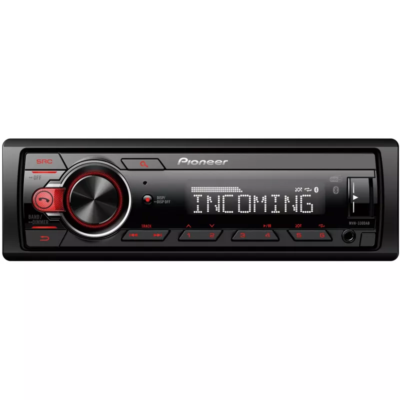 Pioneer MVH-330DAB - Juoda - 1 DIN - 200 W - 50 W - Android - AAC,FLAC,WAV,WMA