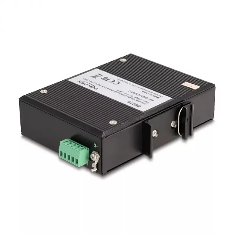Nevaldomas komutatorius DeLOCK 88015 Gigabit Ethernet 4 prievadų juodas
