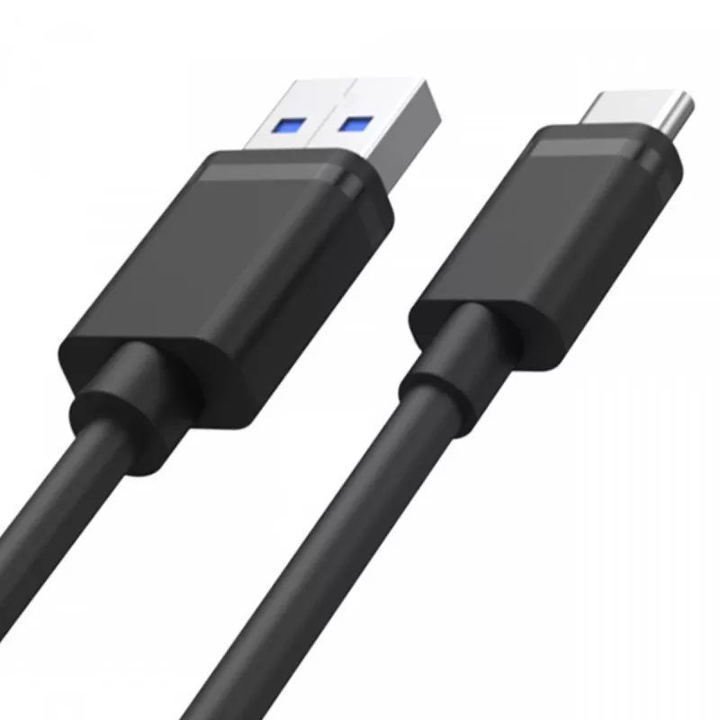 USB-A į USB-C kabelis Unitek C14068BK, 2 m, USB 2.0, juodas, kištukas-kištukas
