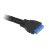 Akasa AK-ICR-27 kortelių skaitytuvas USB 3.2 Gen 1 (3.1 Gen 1) Vidinis Juoda, Pilka