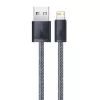 Baseus Dynamic Series laidas USB į Lightning, 2,4A, 1m (pilkas)