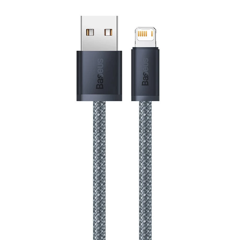 Baseus Dynamic Series laidas USB į Lightning, 2,4A, 1m (pilkas)